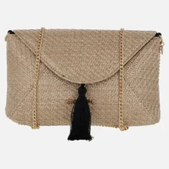 Bolsos bandolera Trumbull en rafia con adorno de flecos