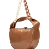 Bolsos de charol con cadena bicolor Hispanitas
