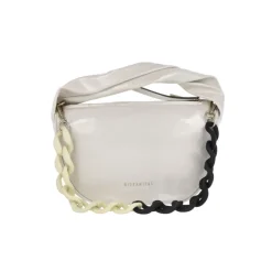 Bolsos de charol con cadena bicolor Hispanitas