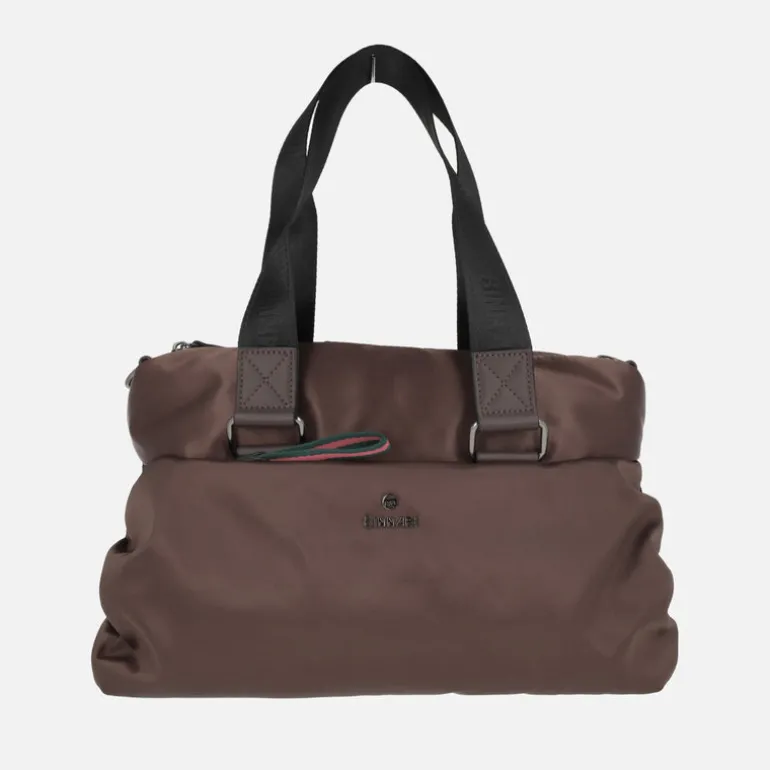 Bolsos de dos asas en tejido nylon con bandolera incluída