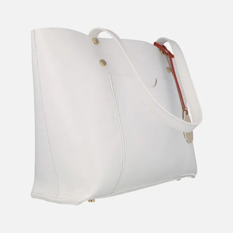 Bolsos de dos asas estilo shopper elaborados en piel Femme