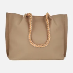 Bolsos de hombro estilo shopper en camel y naranja Pepe Moll