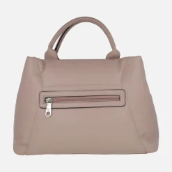 Bolsos de mano acolchados con logo frontal y asa bandolera