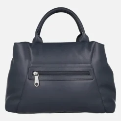 Bolsos de mano acolchados con logo frontal y asa bandolera