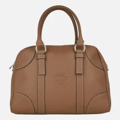 Bolsos de mano en piel estilo bowling