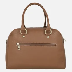 Bolsos de mano en piel estilo bowling
