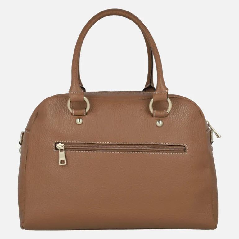 Bolsos de mano en piel estilo bowling