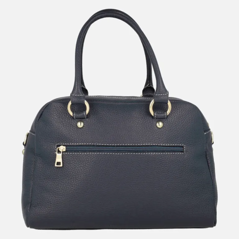 Bolsos de mano en piel estilo bowling