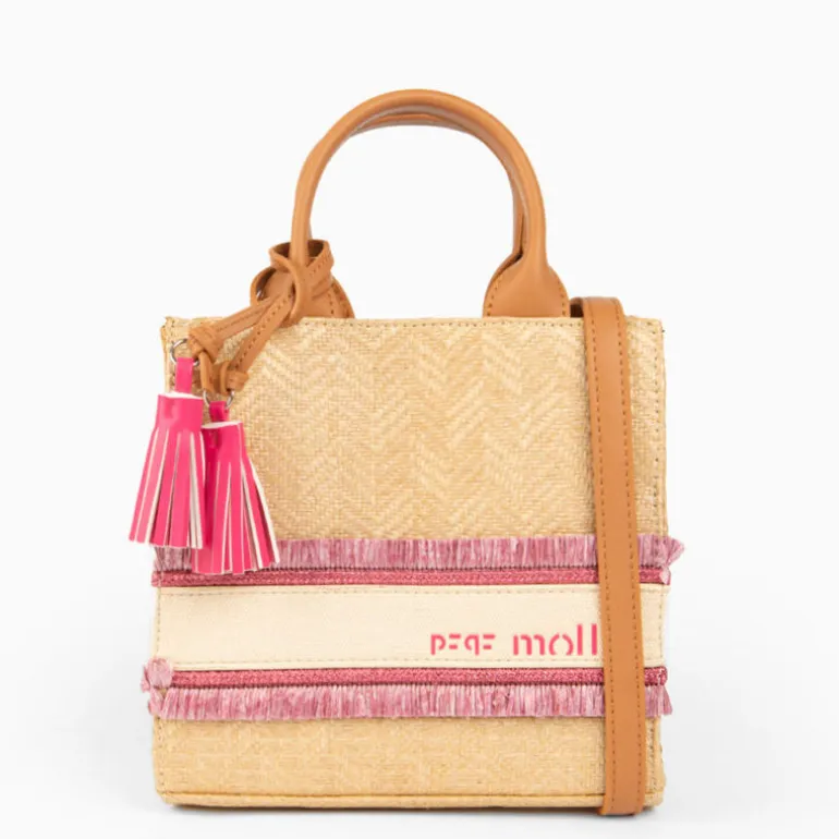 Bolsos de mano en rafia Pepe Moll 231292