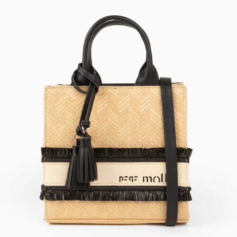 Bolsos de mano en rafia Pepe Moll 231292