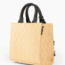 Bolsos de mano en rafia Pepe Moll 231292