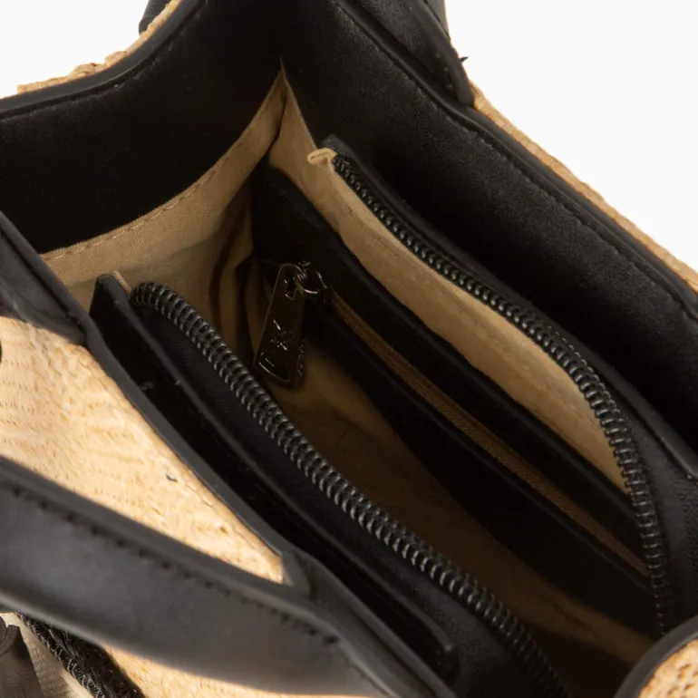 Bolsos de mano en rafia Pepe Moll 231292