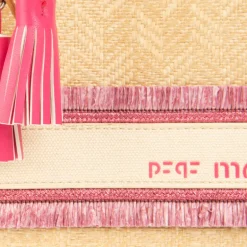 Bolsos de mano en rafia Pepe Moll 231292