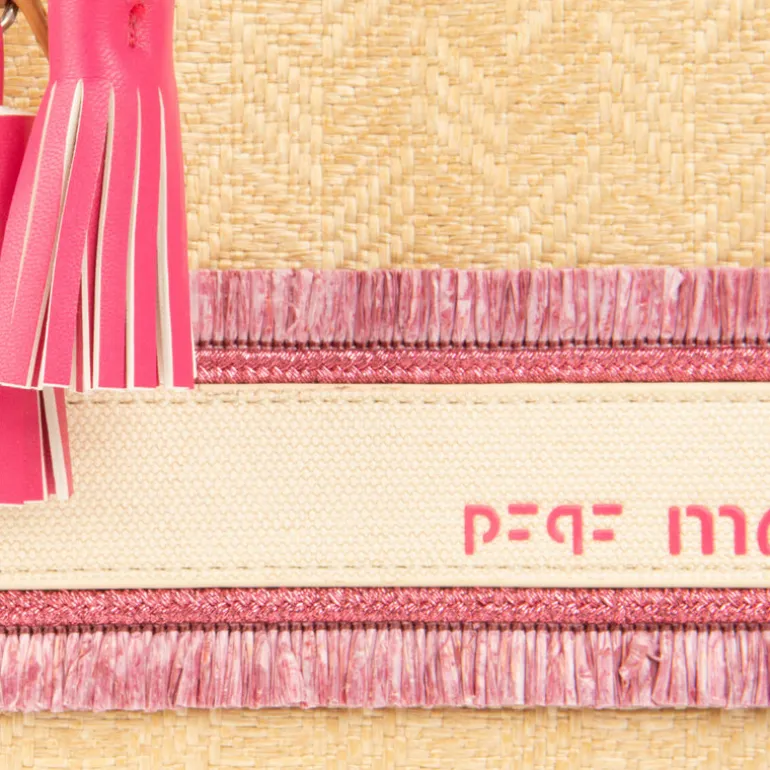 Bolsos de mano en rafia Pepe Moll 231292