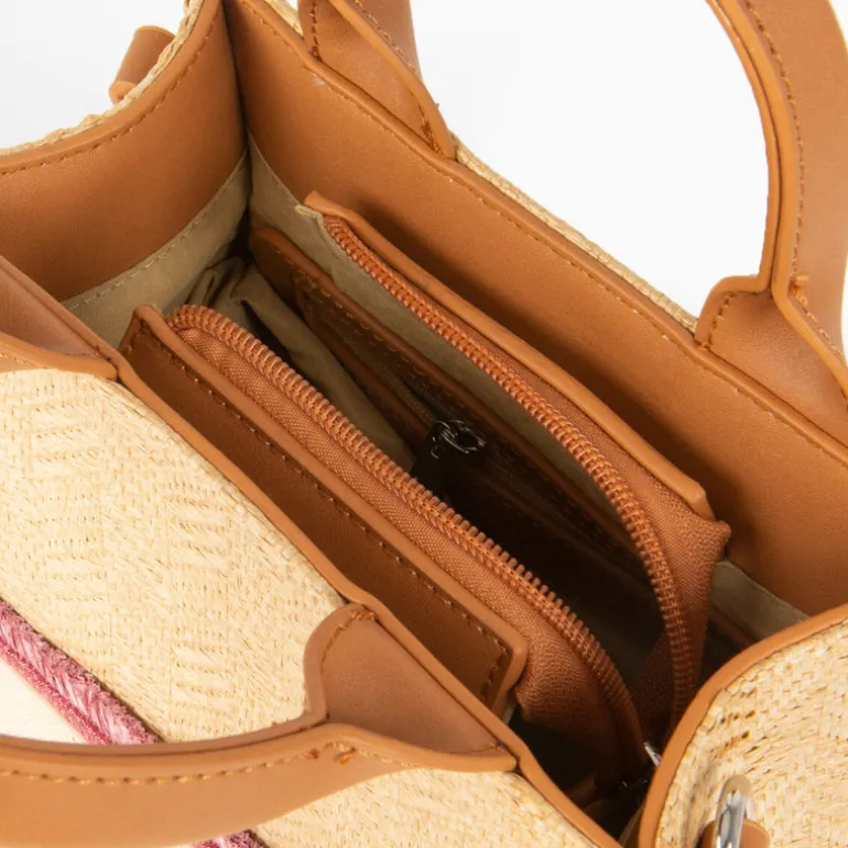Bolsos de mano en rafia Pepe Moll 231292