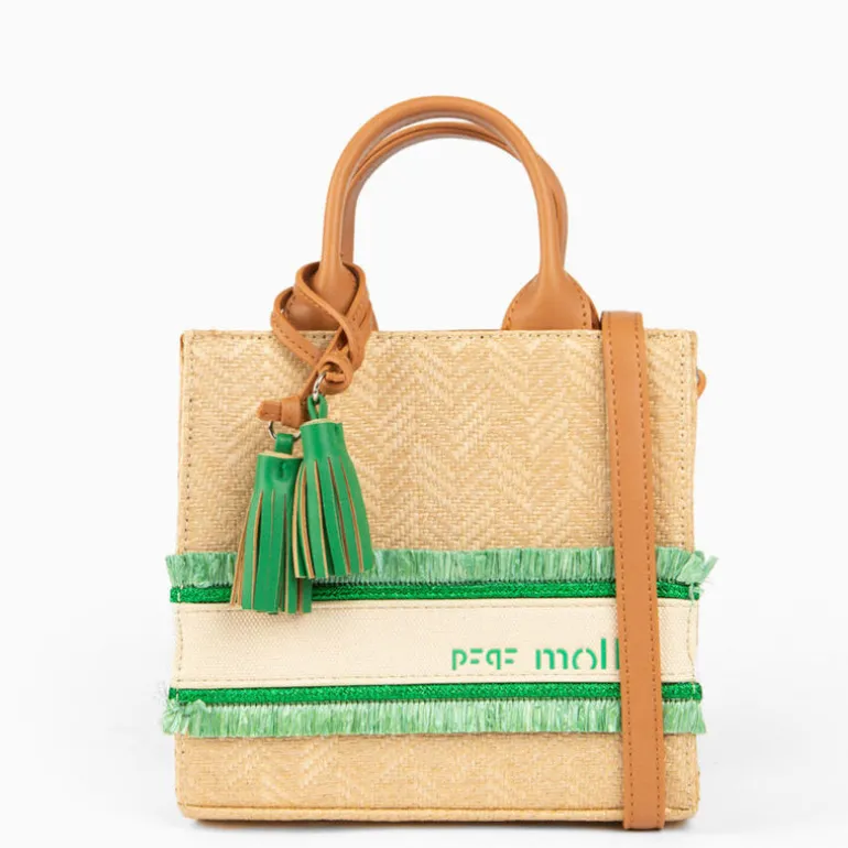 Bolsos de mano en rafia Pepe Moll 231292