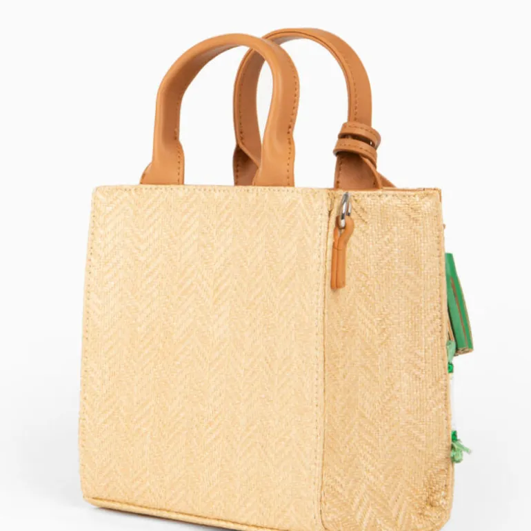 Bolsos de mano en rafia Pepe Moll 231292