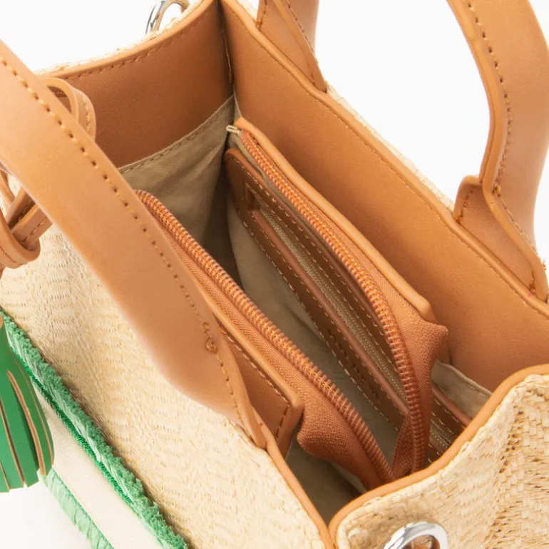 Bolsos de mano en rafia Pepe Moll 231292