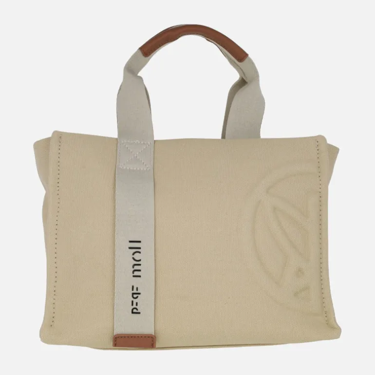 Bolsos de mano Pepe Moll con bandolera extraíble en tejido lona