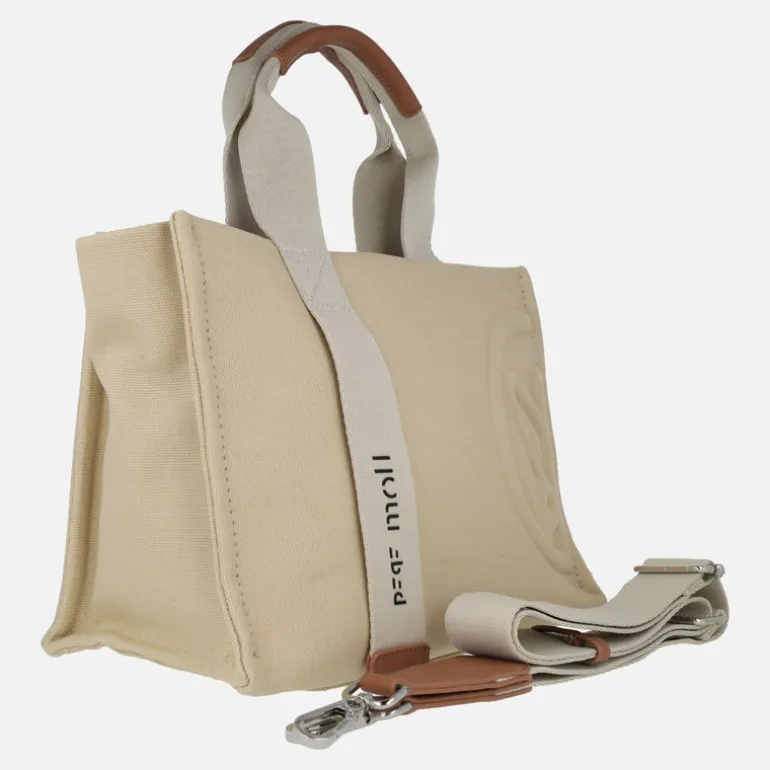 Bolsos de mano Pepe Moll con bandolera extraíble en tejido lona