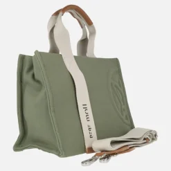 Bolsos de mano Pepe Moll con bandolera extraíble en tejido lona