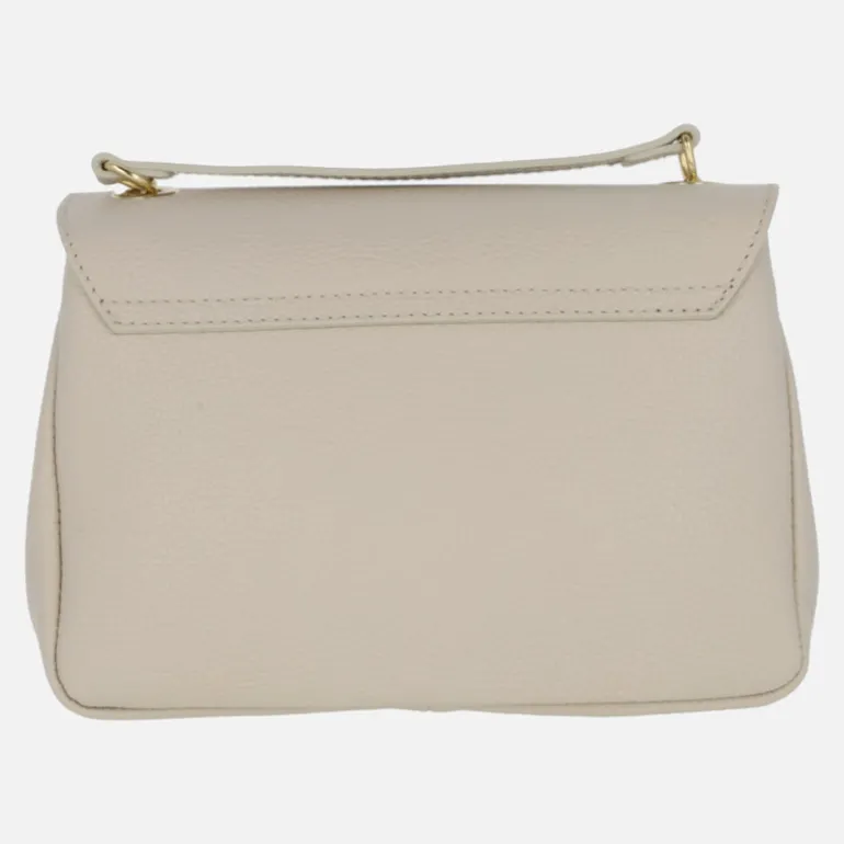 Bolsos de piel con tapa y cierre de broche Femme