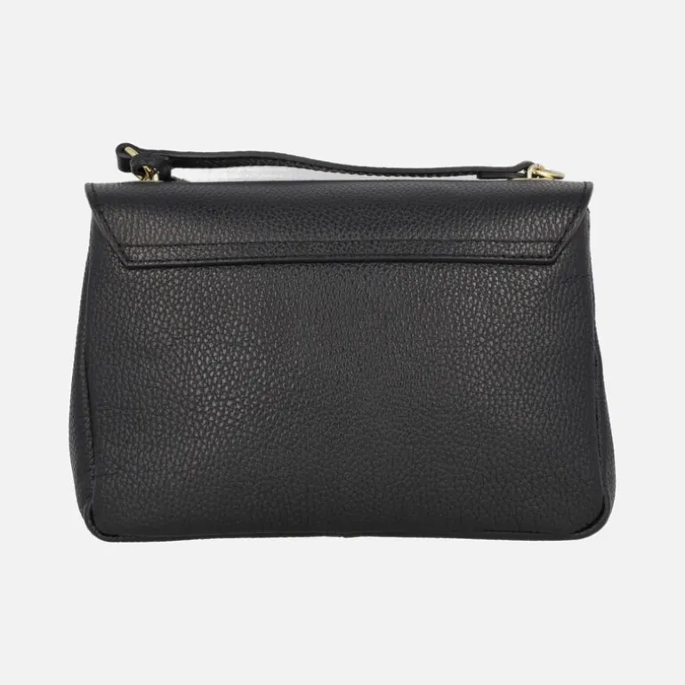 Bolsos de piel con tapa y cierre de broche Femme