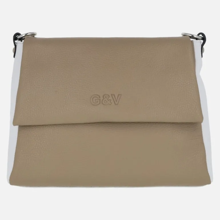 Bolsos de piel con tapa y asas intercambiables