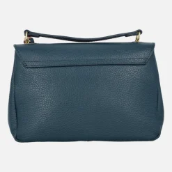 Bolsos de piel con tapa y cierre de broche Femme