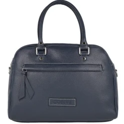 Bolsos de piel Gonvi estilo bowling con asa bandolera