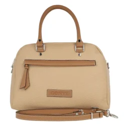 Bolsos de piel Gonvi estilo bowling con asa bandolera