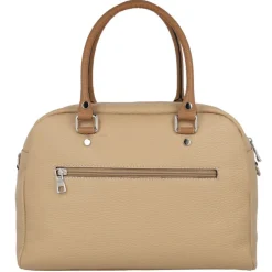 Bolsos de piel Gonvi estilo bowling con asa bandolera