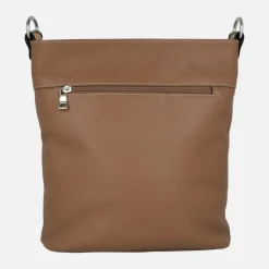 Bolsos de piel para hombro con bolsillo delantero y hebilla