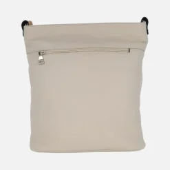 Bolsos de piel para hombro con bolsillo delantero y hebilla