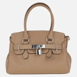 Bolsos de piel tipo hermés de tamaño pequeño con opción de bandolera