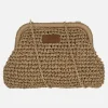 Bolsos de rafia con cadena Leva