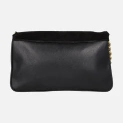 Bolsos de serraje Carmela con asa de cadena y bandolera