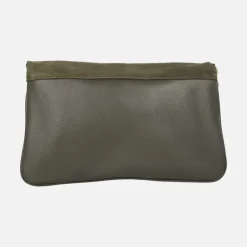Bolsos de serraje Carmela con asa de cadena y bandolera