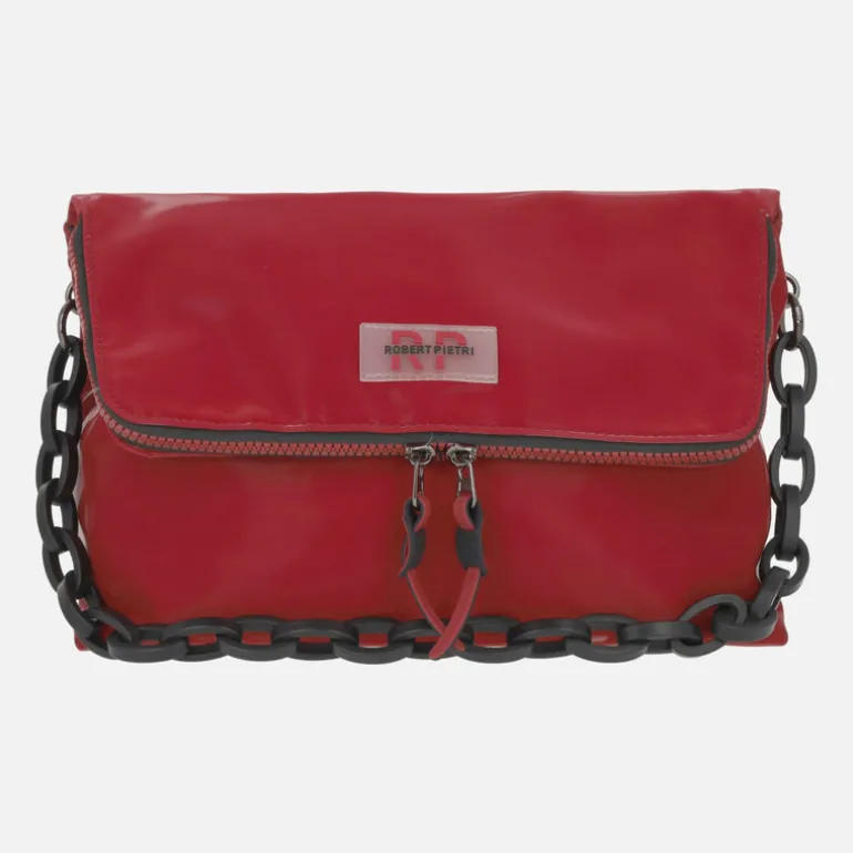 Bolsos en acabado terciopelo con asas intercambiables
