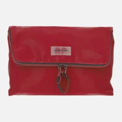 Bolsos en acabado terciopelo con asas intercambiables