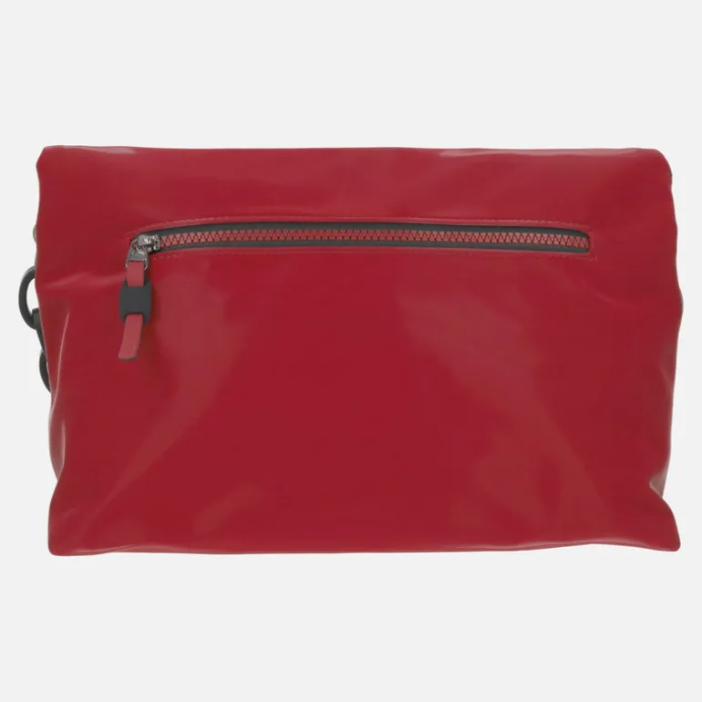 Bolsos en acabado terciopelo con asas intercambiables