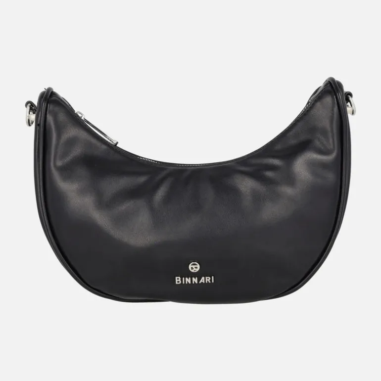 Bolsos en negro con forma de media luna Huelva