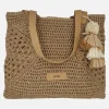 Bolsos estilo shopper en rafia trenzada Dade