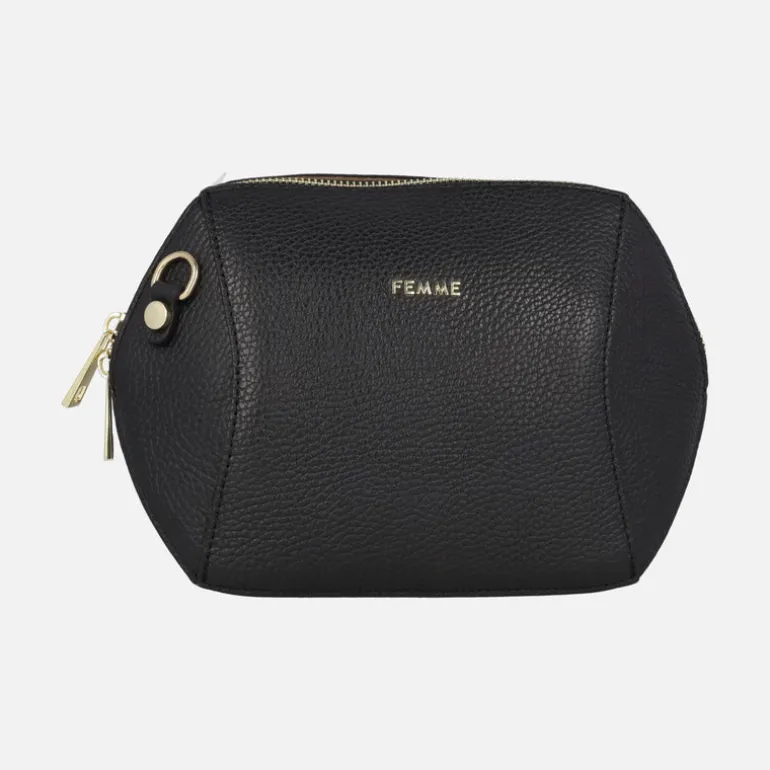 Bolsos geométricos de piel con asa bandolera