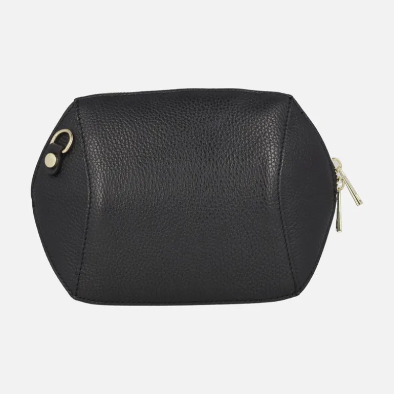 Bolsos geométricos de piel con asa bandolera