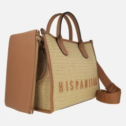 Bolsos Hispanitas multi posición en combinado natural
