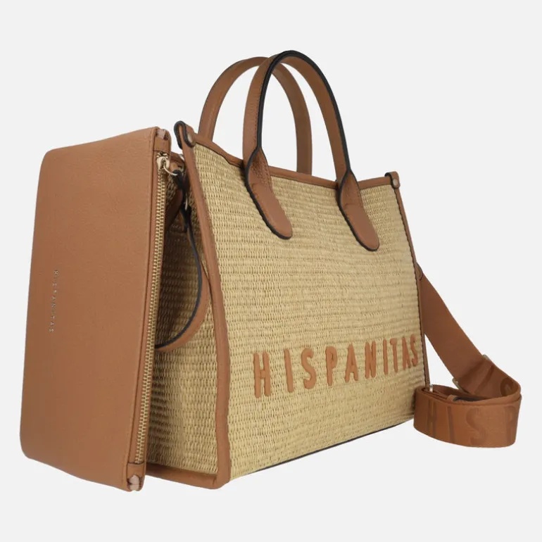 Bolsos Hispanitas multi posición en combinado natural