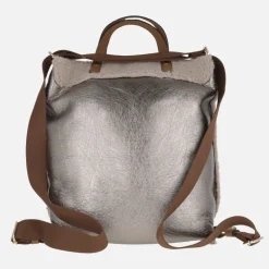 Bolsos mochila Canada en combinado de borreguillo