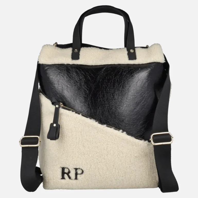 Bolsos mochila Canada en combinado de borreguillo