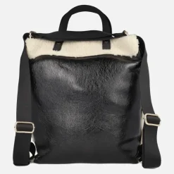 Bolsos mochila Canada en combinado de borreguillo